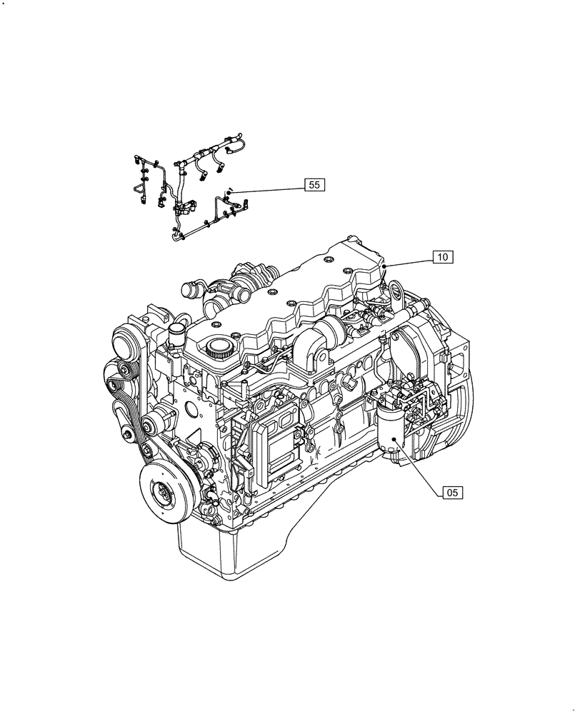 Схема запчастей Case IH F4HFE613C B004 - (00.000.00) - PICTORIAL INDEX - MAIN SECTIONS (00) - GENERAL & PICTORIAL INDEX
