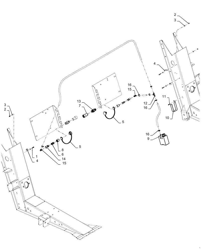 Схема запчастей Case IH DH403 - (35.300.AD) - VENT, PRESSURE ASSY (35) - HYDRAULIC SYSTEMS