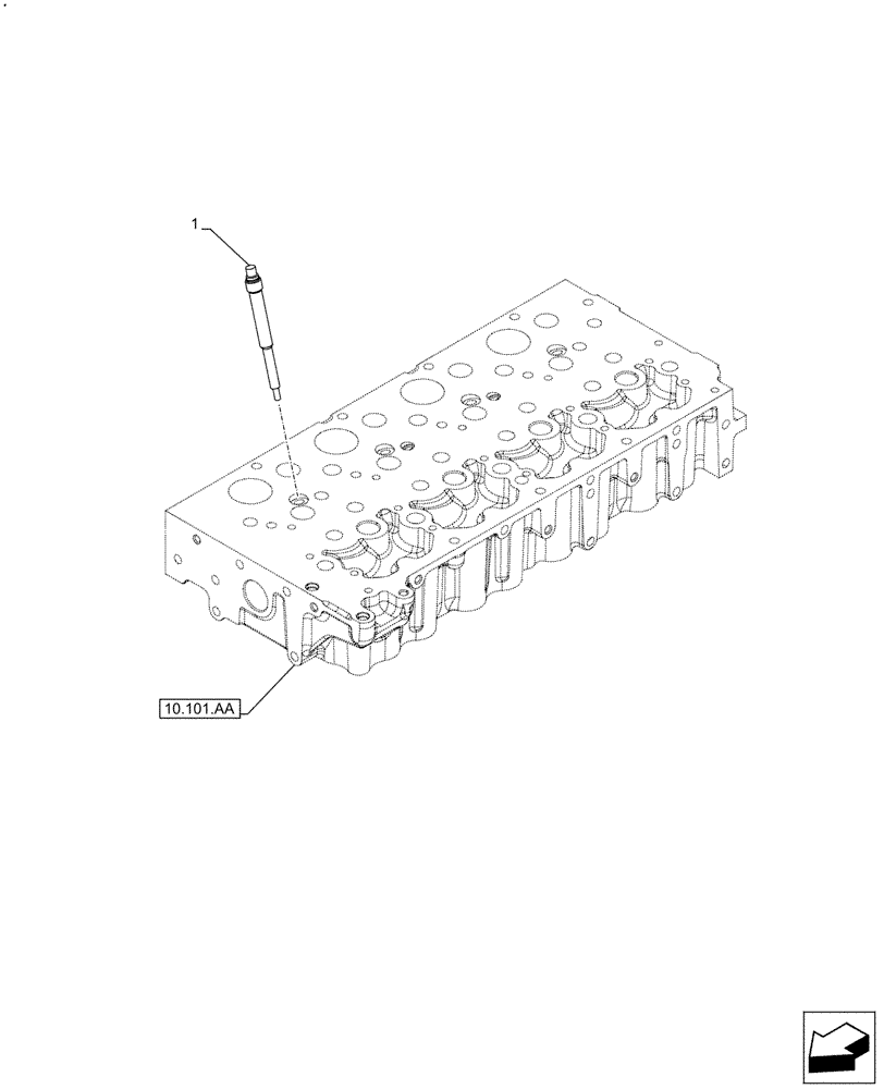 Схема запчастей Case IH F5DFL413H A015 - (55.202.AD) - GLOW PLUG (55) - ELECTRICAL SYSTEMS