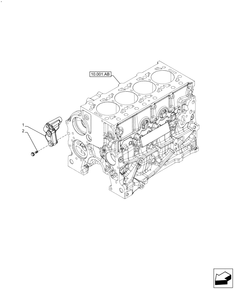 Схема запчастей Case IH F5DFL463B F007 - (55.301.AB) - ALTERNATOR (55) - ELECTRICAL SYSTEMS