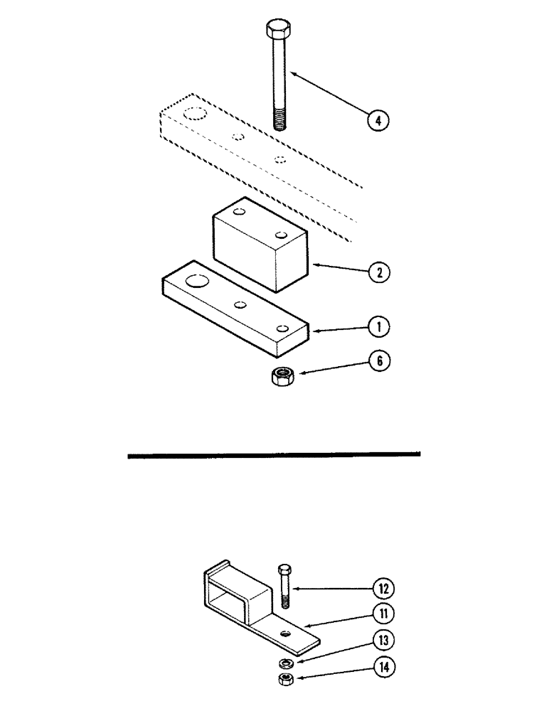 Схема запчастей Case IH 4694 - (9-388) - DRAWBAR YOKE (09) - CHASSIS/ATTACHMENTS