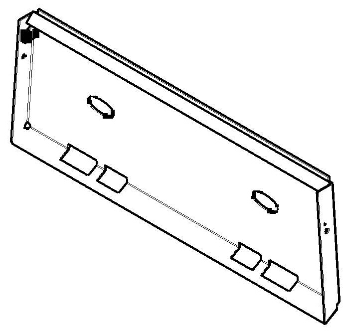 Схема запчастей Case IH 430 - (95.002.AAC) - ADAPTER, SSL ATTACHMENT BLANK, 430 (95) - CE ATTACHMENTS