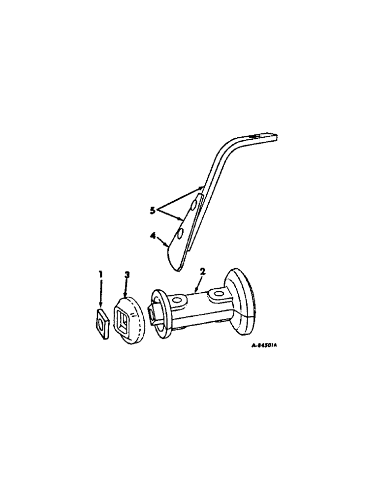 Схема запчастей Case IH 490 - (AG-22) - FURROW FILLER & FURROW FILLER DISK SCRAPER, S/N 9815 & BELOW, USED W/2 X 1-1/2" SCRAPER ANGLE 