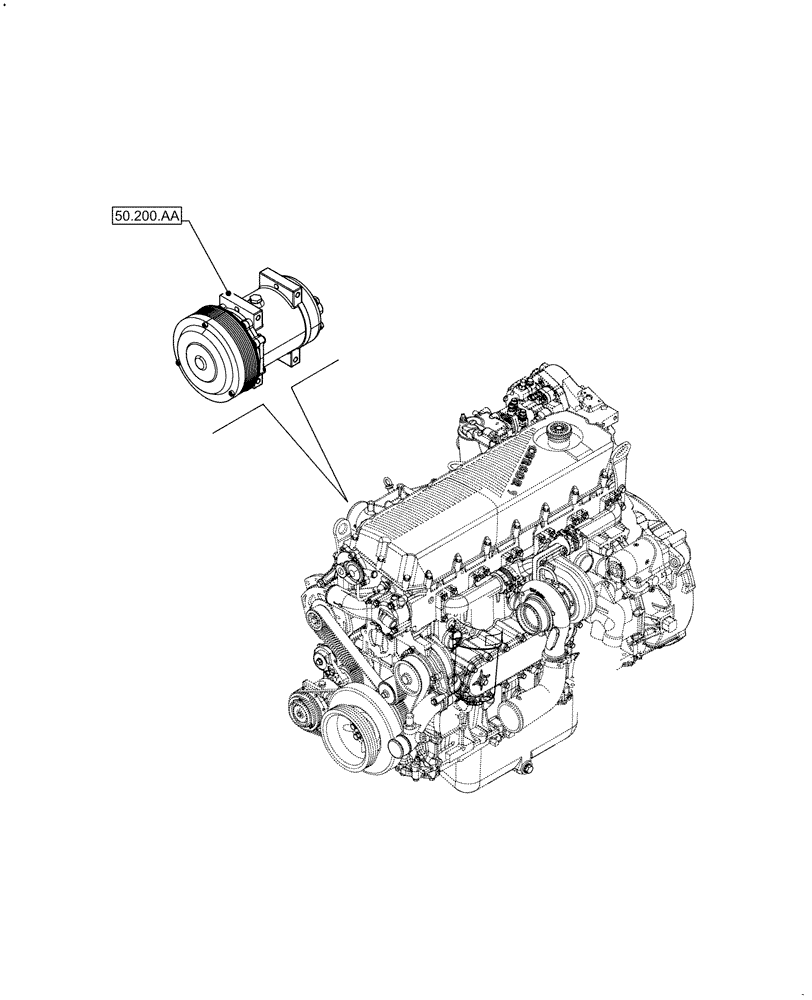 Схема запчастей Case IH F2CFE614D B002 - (50.000.00) - SECTION INDEX - CAB CLIMATE CONTROL (50) - CAB CLIMATE CONTROL