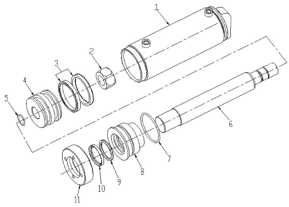 Схема запчастей Case IH 7000 - (B02.14[01]) - Hydraulic Cylinder {Track Adjuster} (35) - HYDRAULIC SYSTEMS