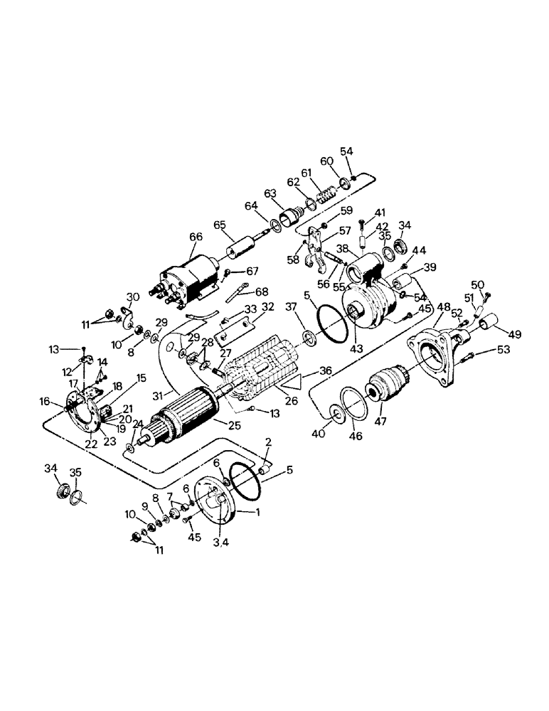 Схема запчастей Case IH ST470 - (02-07) - STARTER (06) - ELECTRICAL