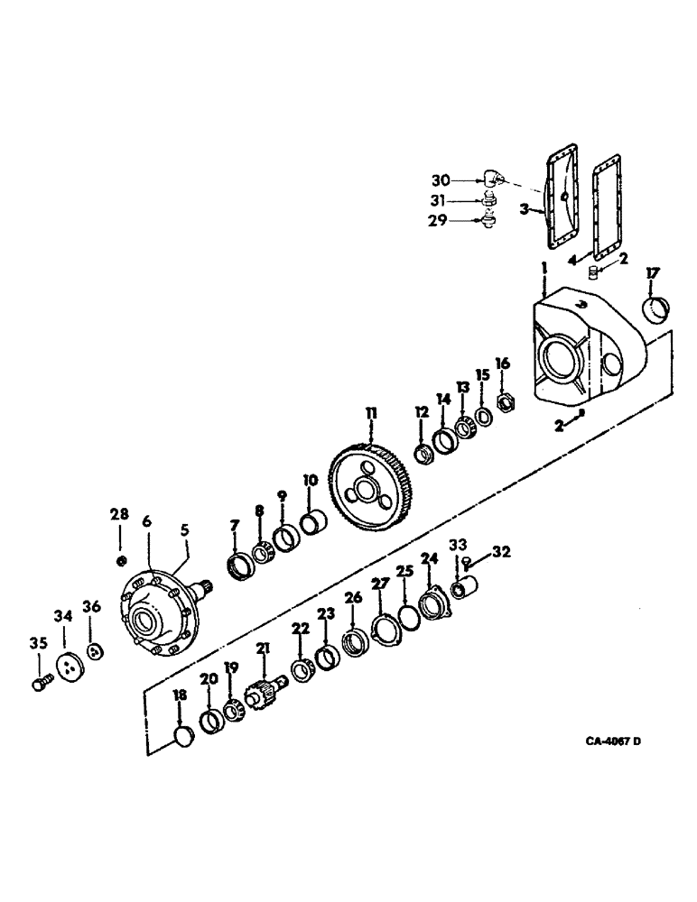 Схема запчастей Case IH 915 - (07-02) - DRIVE TRAIN, FINAL DRIVE Drive Train