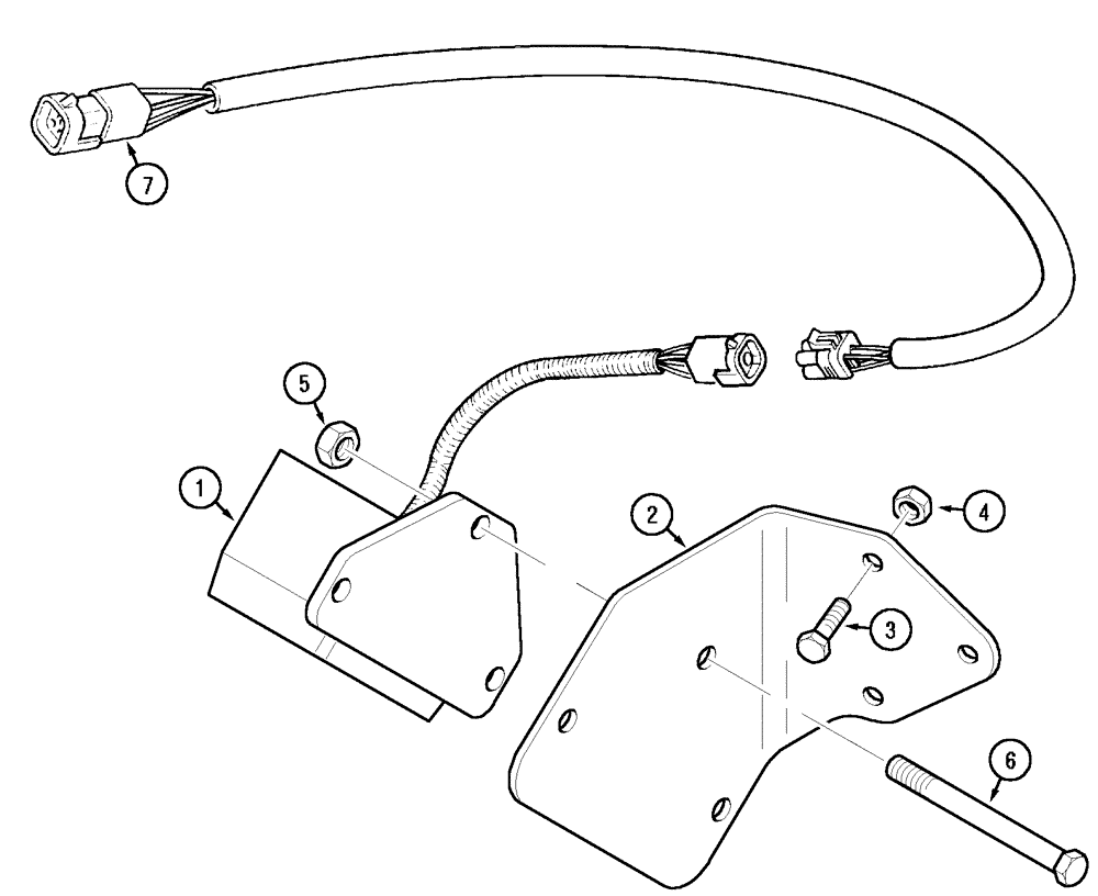 Схема запчастей Case IH CX100 - (04-38) - GROUND SPEED SENSOR (04) - ELECTRICAL SYSTEMS