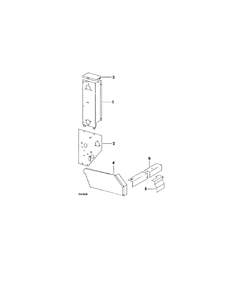 Схема запчастей Case IH 105 - (C-07) - BEATER AND DRIVE COVERS, SERIAL NO. 2525 AND BELOW 