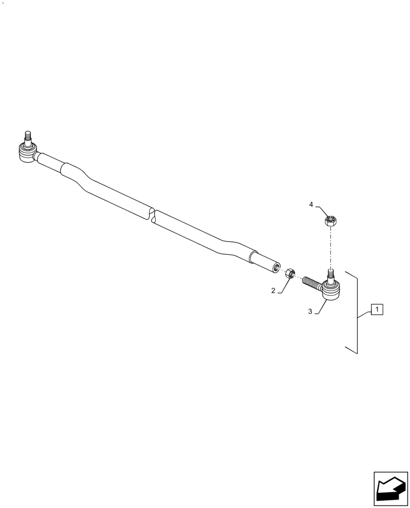 Схема запчастей Case IH PUMA2104 - (25.108.AA) - FRONT AXLE, LINK (25) - FRONT AXLE SYSTEM