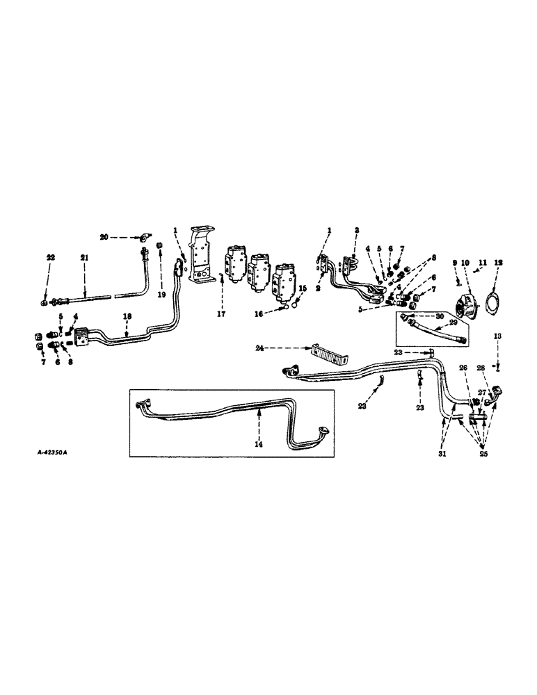 Схема запчастей Case IH 400-SERIES - (336) - HYDRAULIC SYSTEM, HYDRA-TOUCH SYSTEM, HYDRAULIC PUMP, TUBES & CONNECTIONS (07) - HYDRAULIC SYSTEM