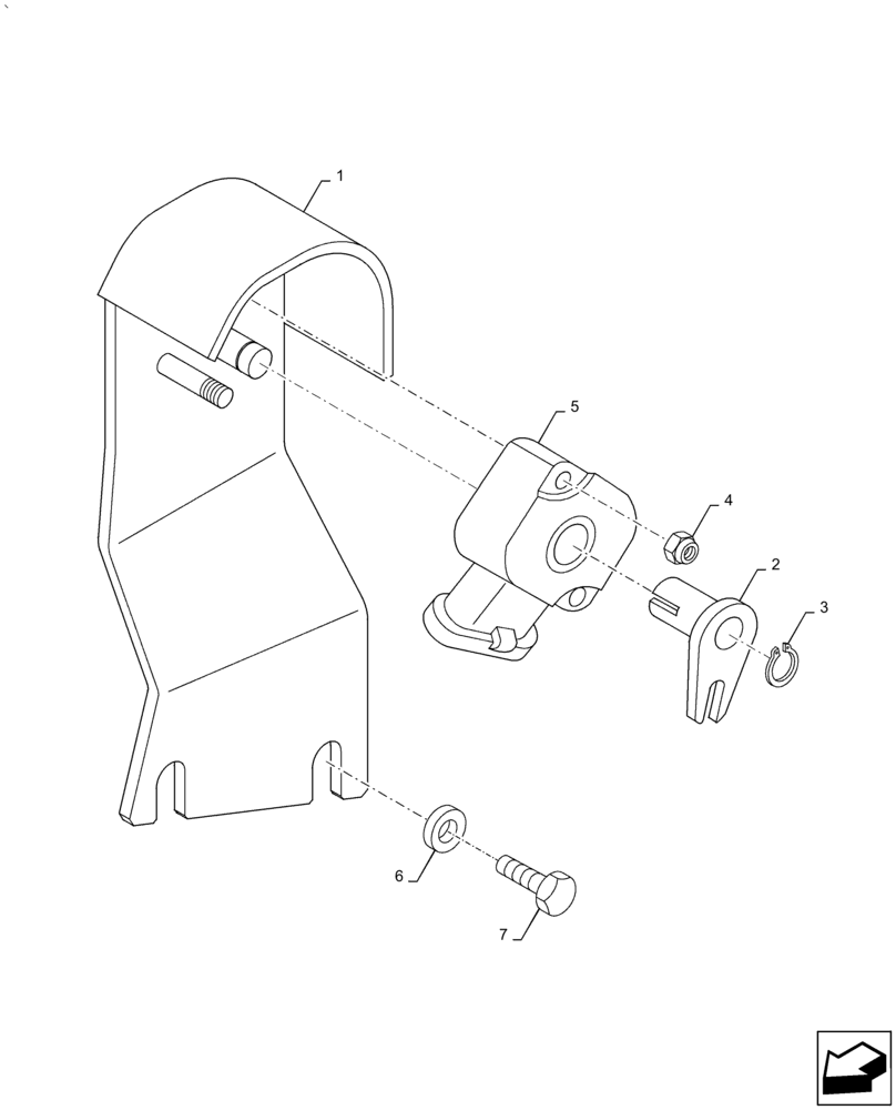 Схема запчастей Case IH PUMA1854 - (55.662.AZ) - HYDRAULIC POWER LIFT - ASSY POSITION CONTROL DEVICE (55) - ELECTRICAL SYSTEMS