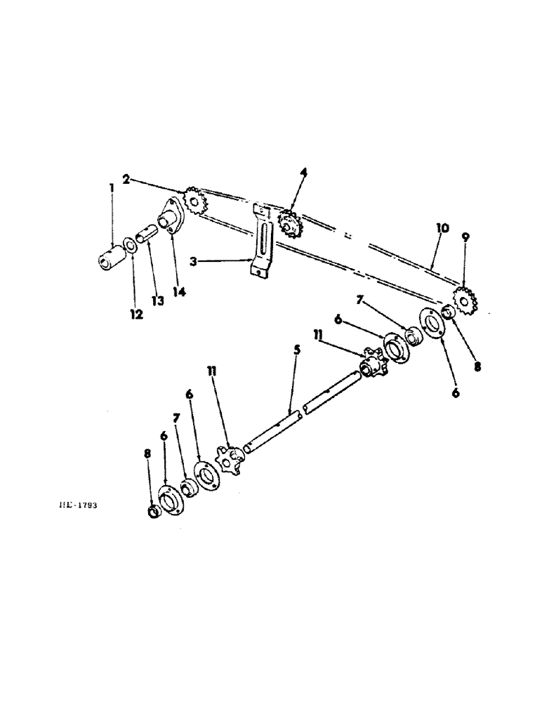 Схема запчастей Case IH 570 - (B-49) - BUNK FEED EXTENSION, DRIVE (00) - COMPLETE MACHINE