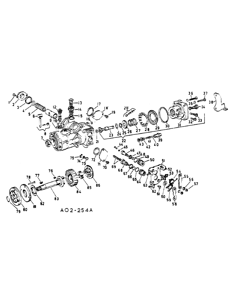 Схема запчастей Case IH HYDRO 84 - (12-101) - FUEL INJECTION PUMP, BOSCH INJECTION CR PUMP Power