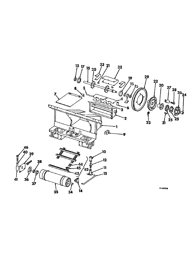 Схема запчастей Case IH 229 - (A-06) - FEEDER FRAME, LIFT, STAND AND FEEDER CONVEYOR, 228 & 229 CORN HEAD (58) - ATTACHMENTS/HEADERS