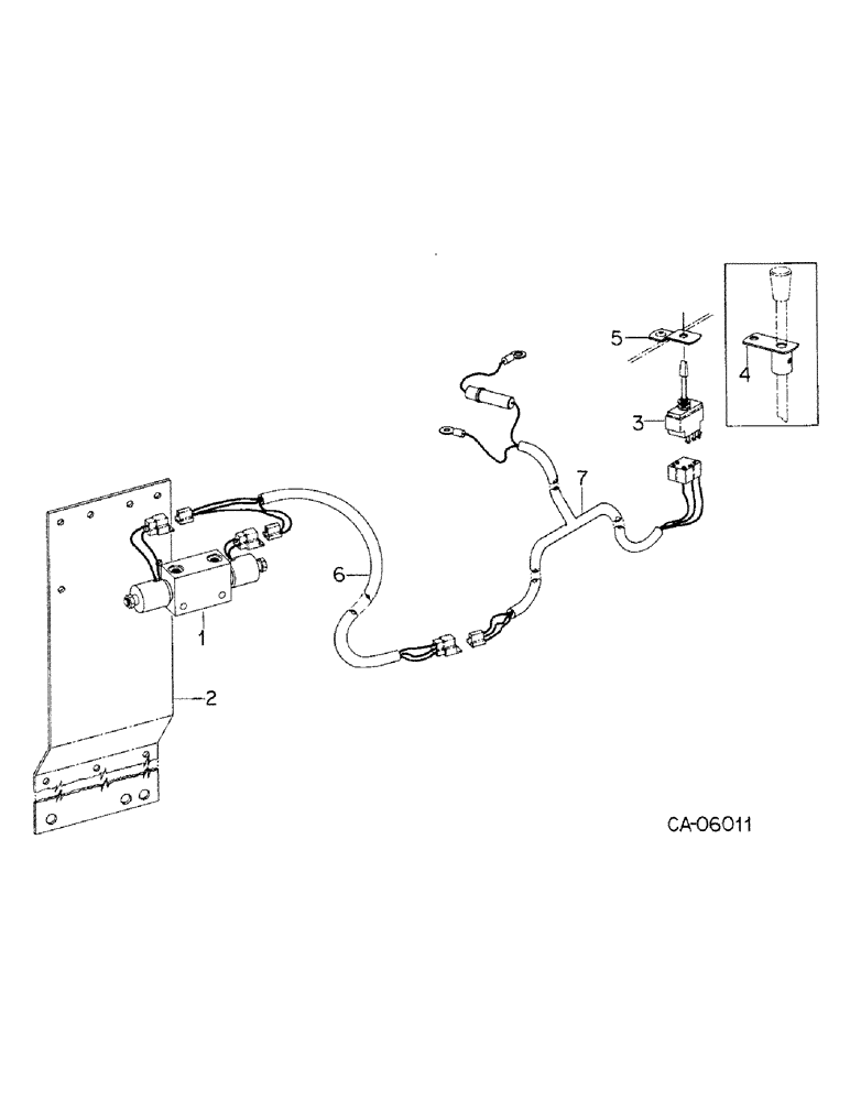 Схема запчастей Case IH 500 - (E-40) - SOLENOID VALVE WIRING 