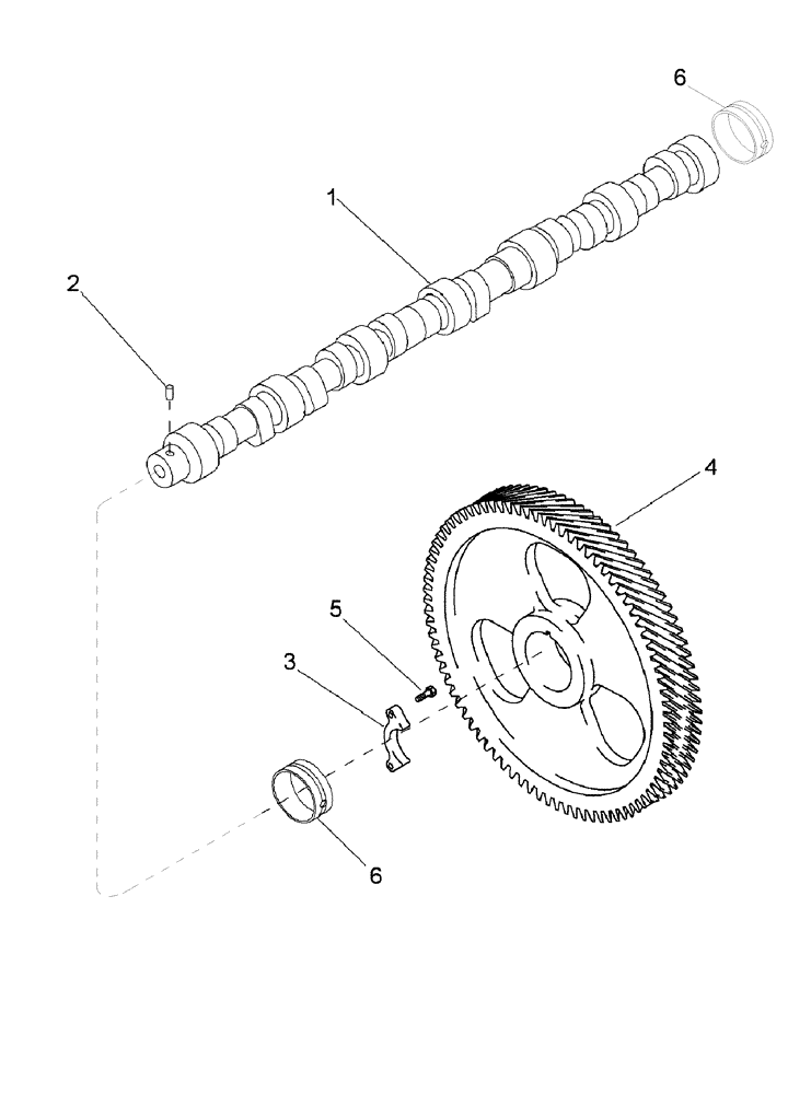 Схема запчастей Case IH MX305 - (02-24) - CAMSHAFT (02) - ENGINE