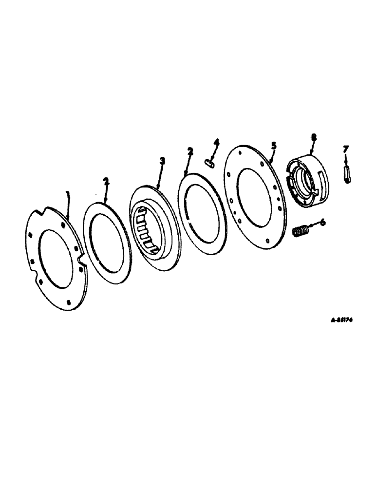 Схема запчастей Case IH 428 - (A-50) - POWER TAKE-OFF DRIVE SHAFT CLUTCH 