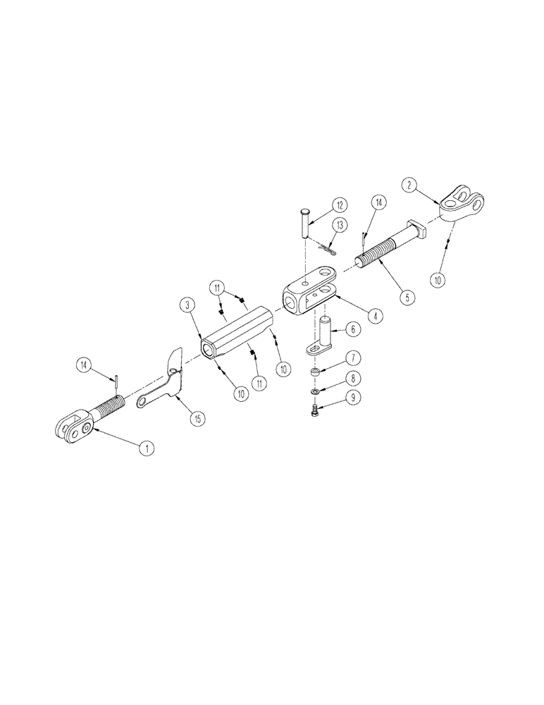 Схема запчастей Case IH STX450 - (09-06) - LINK ASSEMBLY - LIFT (09) - CHASSIS