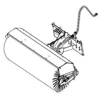 Схема запчастей Case IH 420CT - (95.016.AAJ) - ANGLE BROOM, 420CT (95) - CE ATTACHMENTS