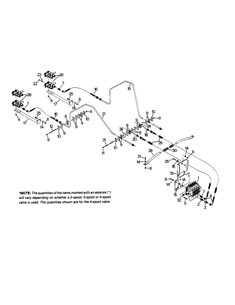 Схема запчастей Case IH STEIGER - (08-06) - CONTROL VALVE AND COUPLER MOUNTING (07) - HYDRAULICS