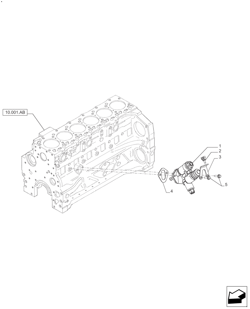 Схема запчастей Case IH FARMALL 140A - (10.210.AO[02]) - FUEL PUMP - 6 CYL. (10) - ENGINE