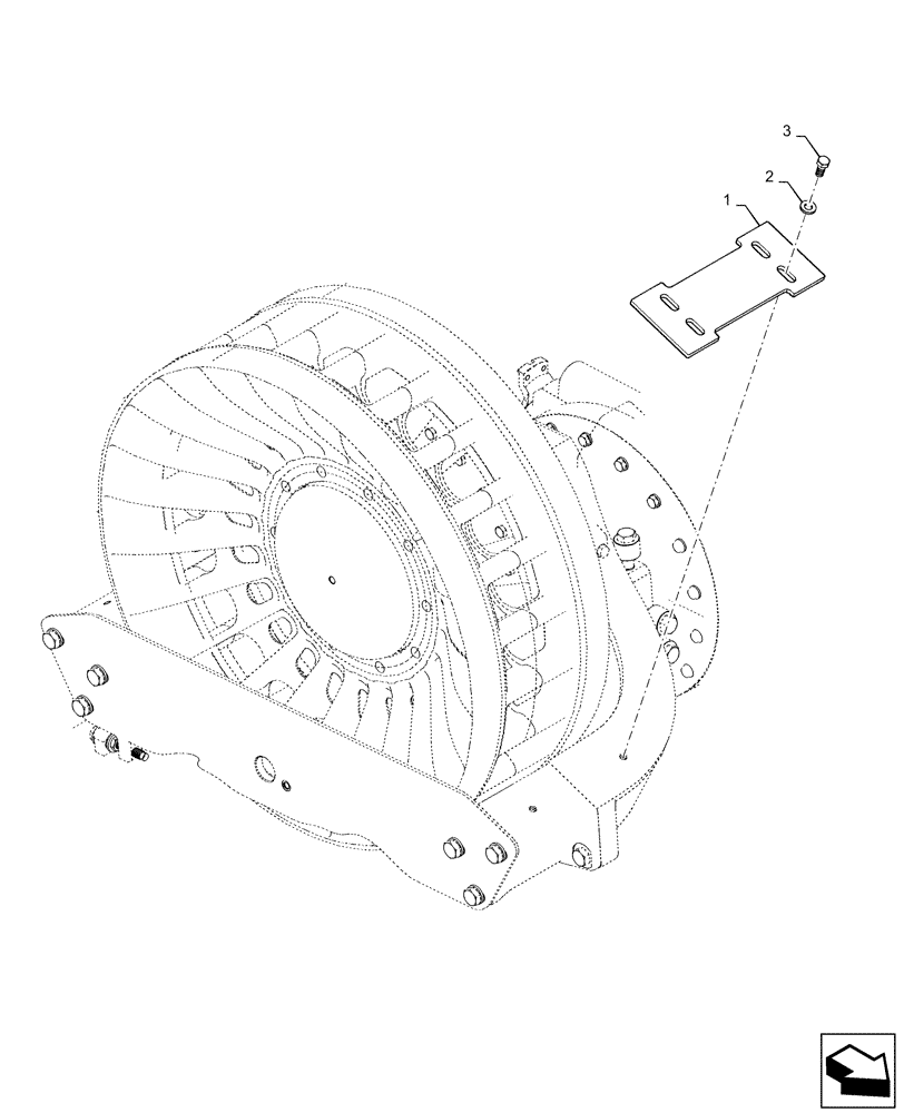 Схема запчастей Case IH MAGNUM 380 - (48.130.AJ[01]) - DRIVE WHEEL SCRAPER (48) - TRACKS & TRACK SUSPENSION