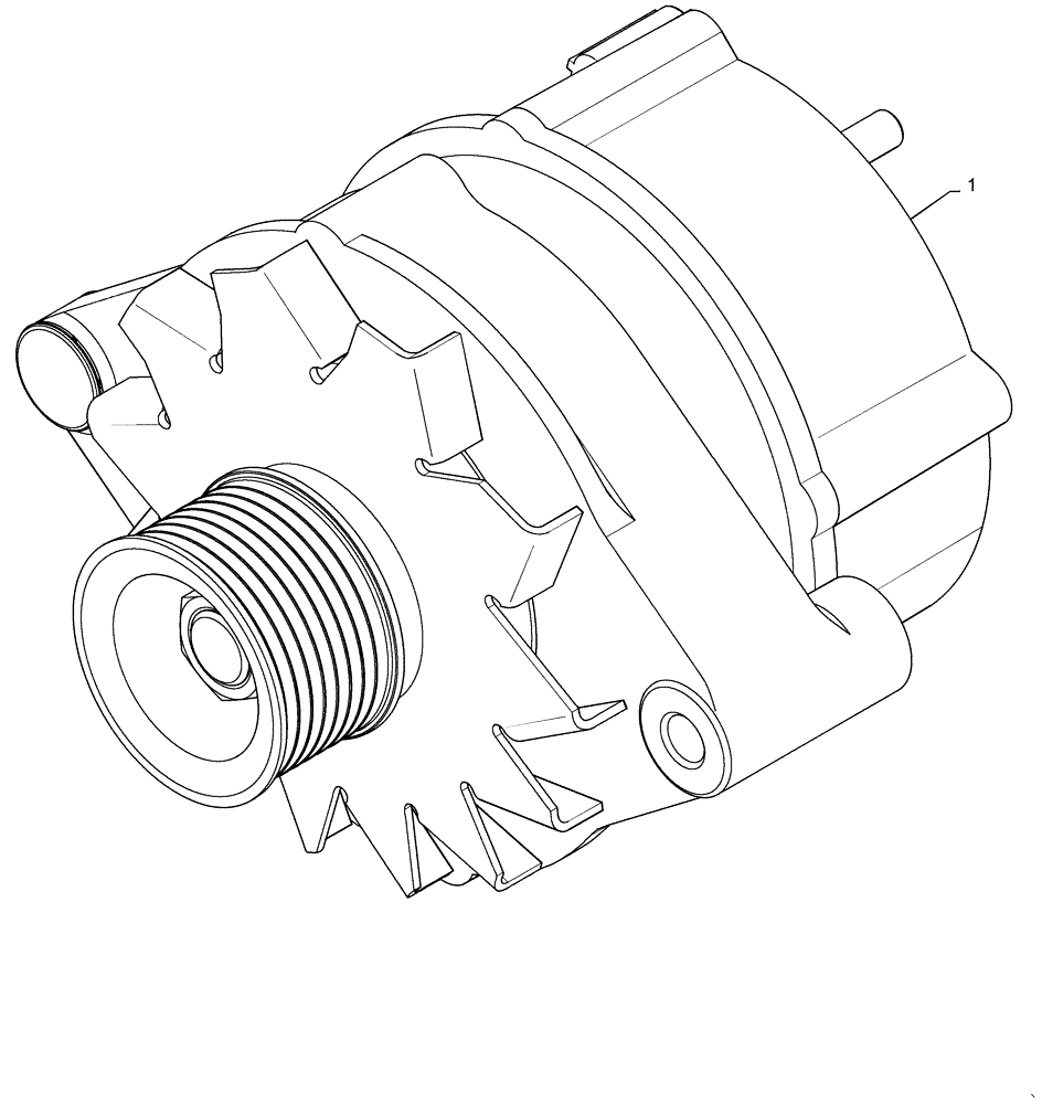 Схема запчастей Case IH TR270 - (55.301.AA) - ALTERNATOR (55) - ELECTRICAL SYSTEMS