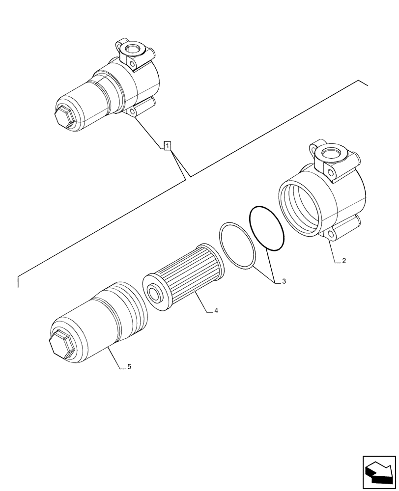 Схема запчастей Case IH FARMALL 65C - (21.104.AP[02]) - VAR - 332069, 334068 - TRANSMISSION LUBRICATION LINE, FILTER, COMPONENTS (21) - TRANSMISSION