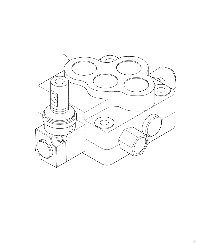 Схема запчастей Case IH FARMALL 35C - (35.204.BE[03]) - REMOTE CONTROL VALVE, FARMALL 30C, 35C (35) - HYDRAULIC SYSTEMS