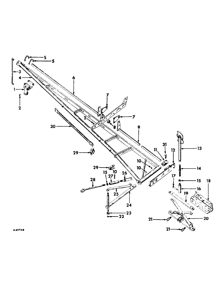 Схема запчастей Case IH 865 - (AK-02) - MAIN FRAME 