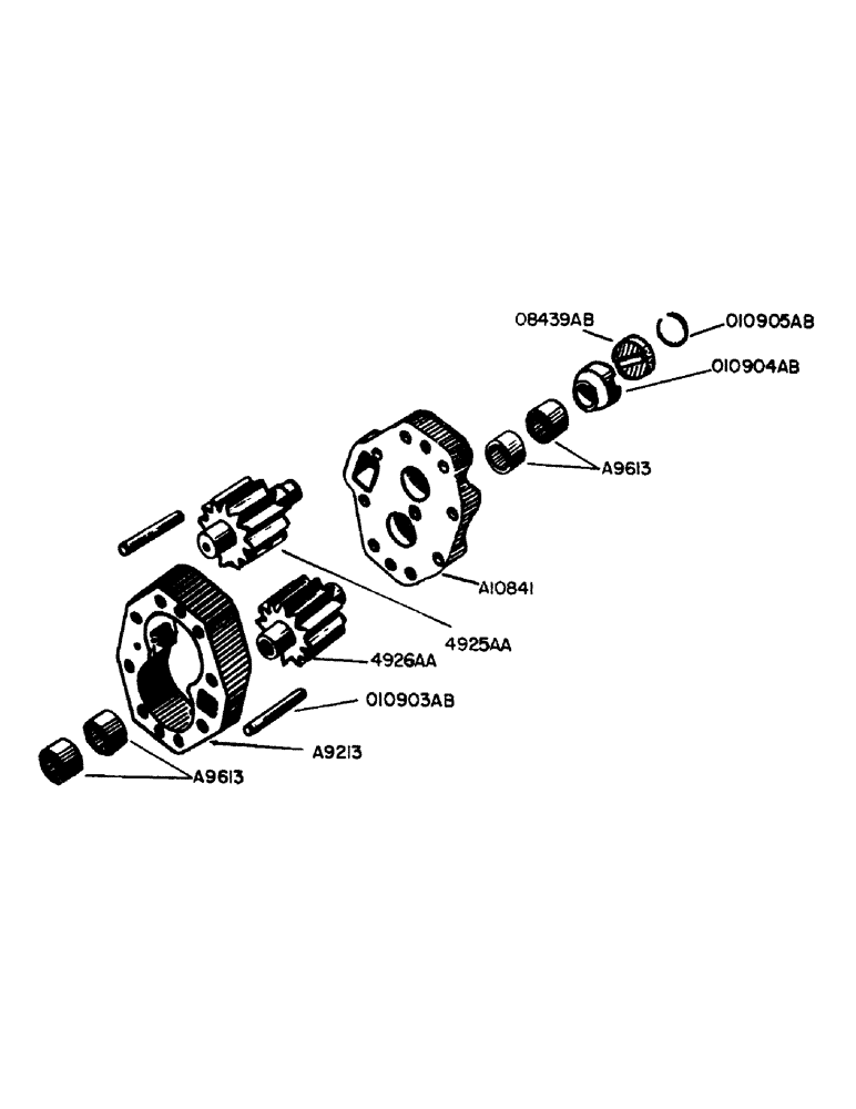 Схема запчастей Case IH 700 - (189) - HYDRAULIC PUMP, 12 GALLON PER MINUTE CAPACITY (08) - HYDRAULICS