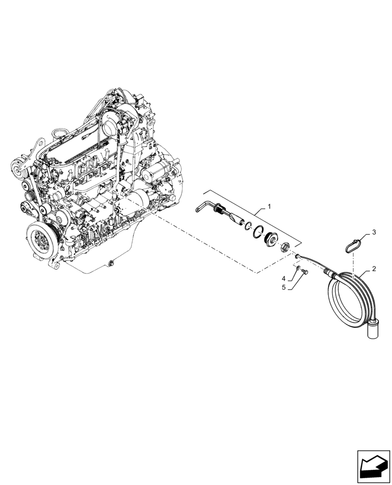 Схема запчастей Case IH STEIGER 370 - (55.202.AE[04]) - VAR - 429300 - BLOCK HEATER, 240V, EU, 9L ENGINE (55) - ELECTRICAL SYSTEMS