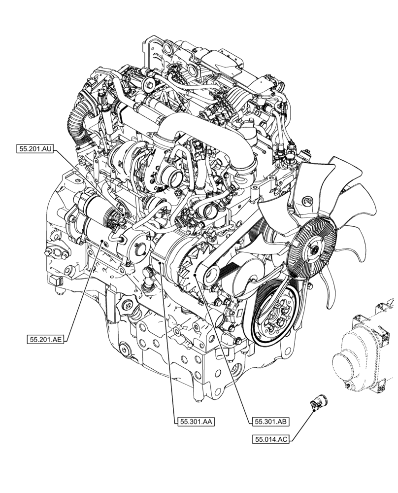 Схема запчастей Case IH FARMALL 65C - (55.000.00[06]) - SECTION INDEX - ELECTRICAL SYSTEMS (55) - ELECTRICAL SYSTEMS