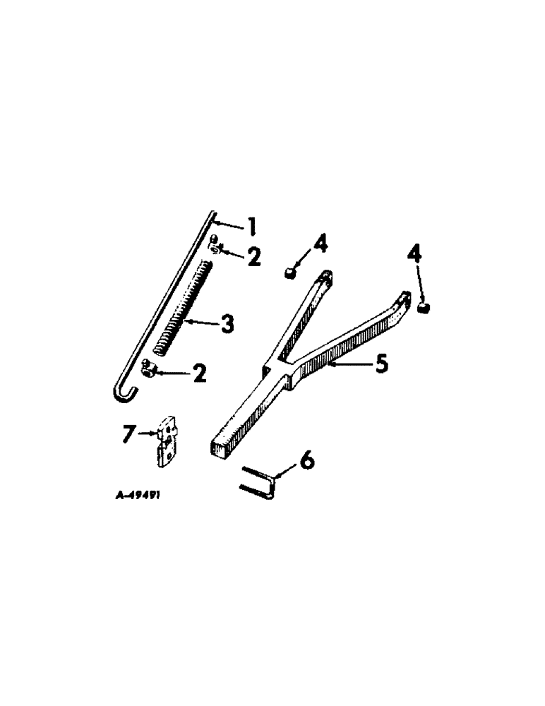 Схема запчастей Case IH INTERNATIONAL - (A-13) - REAR SECTIONS, CENTER TOOL BAR 