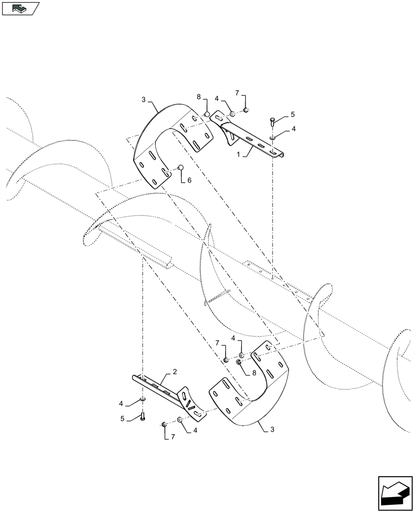 Схема запчастей Case IH 4408F-30 - (58.120.220) - CENTRAL AUGER DISC (58) - ATTACHMENTS/HEADERS