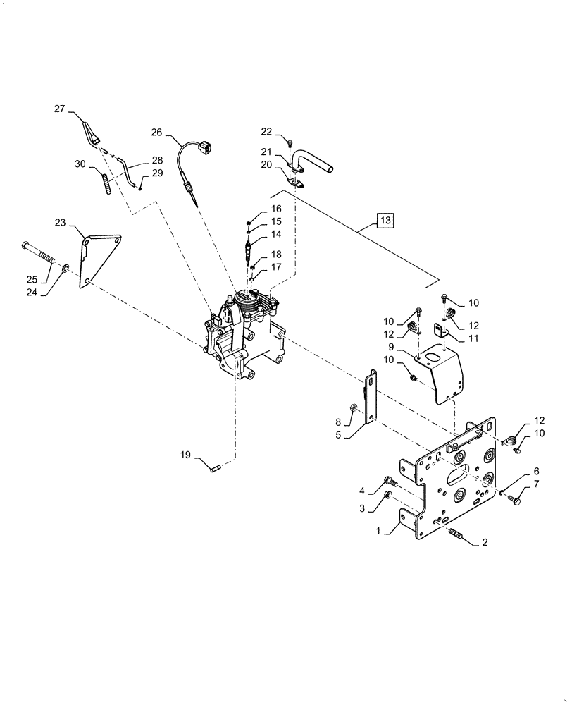 Схема запчастей Case IH FARMALL 50C - (10.501.AF[01]) - BURNER, FARMALL 40C, 50C (10) - ENGINE