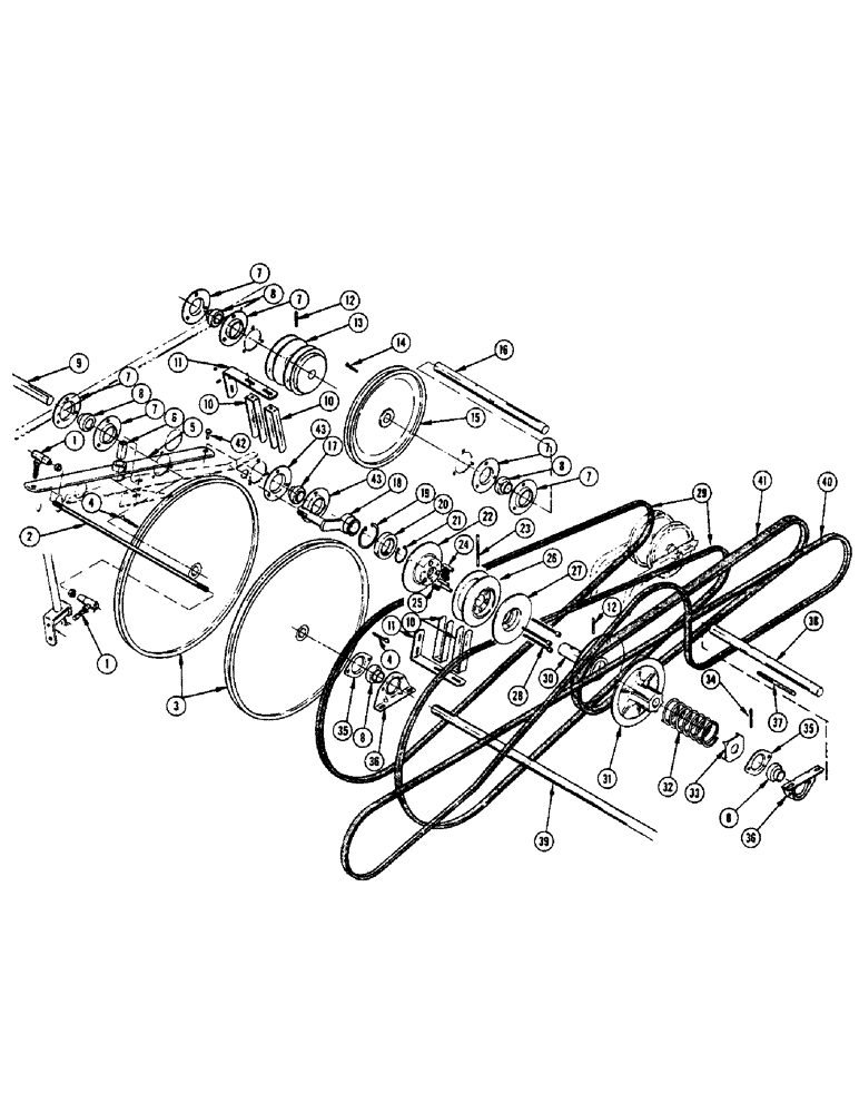 Схема запчастей Case IH 650 - (10) - TRANSMISSION, DRIVE AND TRIM STEERING 