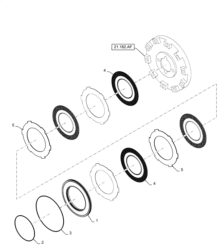 Схема запчастей Case IH MAGNUM 220 - (27.106.AK[01]) - DIFFERENTIAL LOCK (27) - REAR AXLE SYSTEM