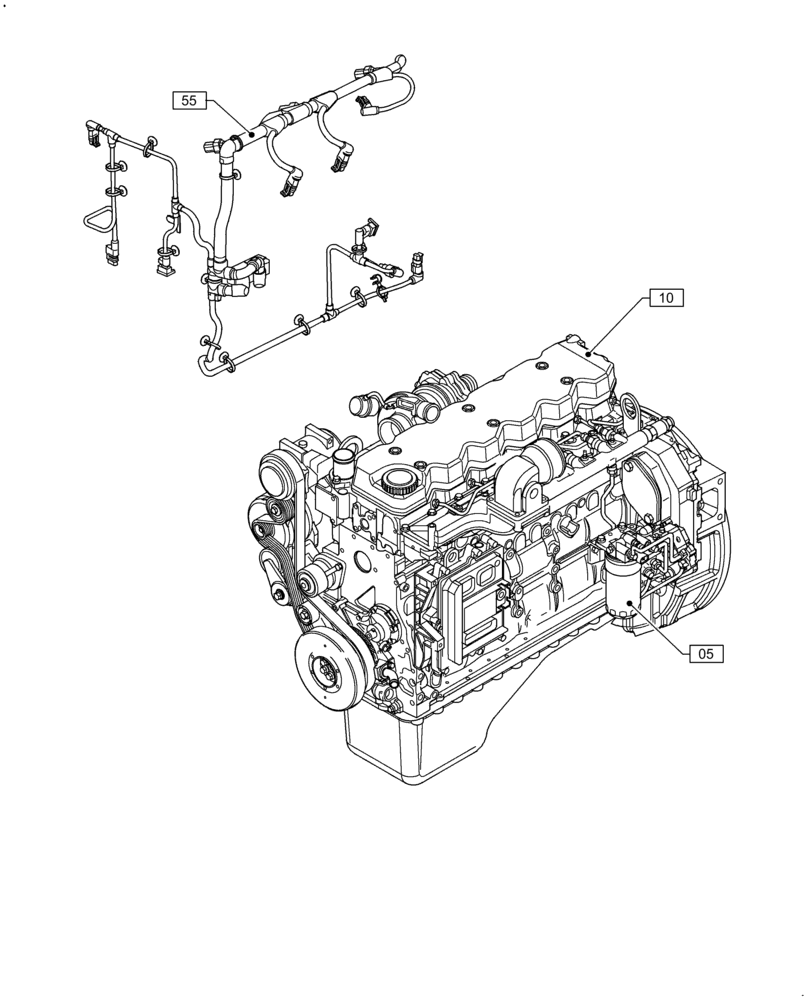 Схема запчастей Case IH F4HFE613B B006 - (00.000.00) - PICTORIAL INDEX (00) - GENERAL & PICTORIAL INDEX