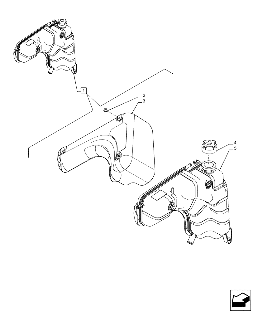 Схема запчастей Case IH PUMA 220 - (10.400.BH) - VAR - 391130, 758000 - EXPANSION TANK, COMPONENTS (10) - ENGINE