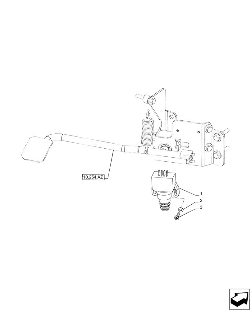 Схема запчастей Case IH PUMA 150 CVT - (55.519.AE) - VAR - 758005 - EXHAUST BRAKE, PEDAL (55) - ELECTRICAL SYSTEMS