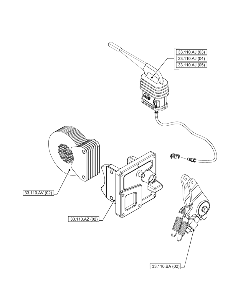 Схема запчастей Case IH PUMA 165 CVT - (33.000.00[01]) - SECTION INDEX - BRAKES & CONTROLS (33) - BRAKES & CONTROLS