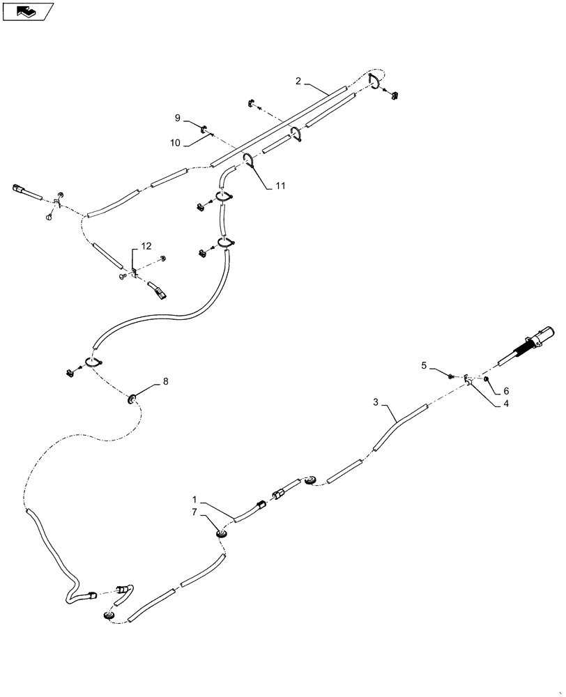 Схема запчастей Case IH 3162 - (55.404.02) - HARNESS, TRANSPORT LIGHTS (55) - ELECTRICAL SYSTEMS