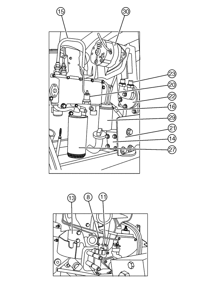 Схема запчастей Case IH PATRIOT 150 - (03-001[03]) - ENGINE (01) - ENGINE