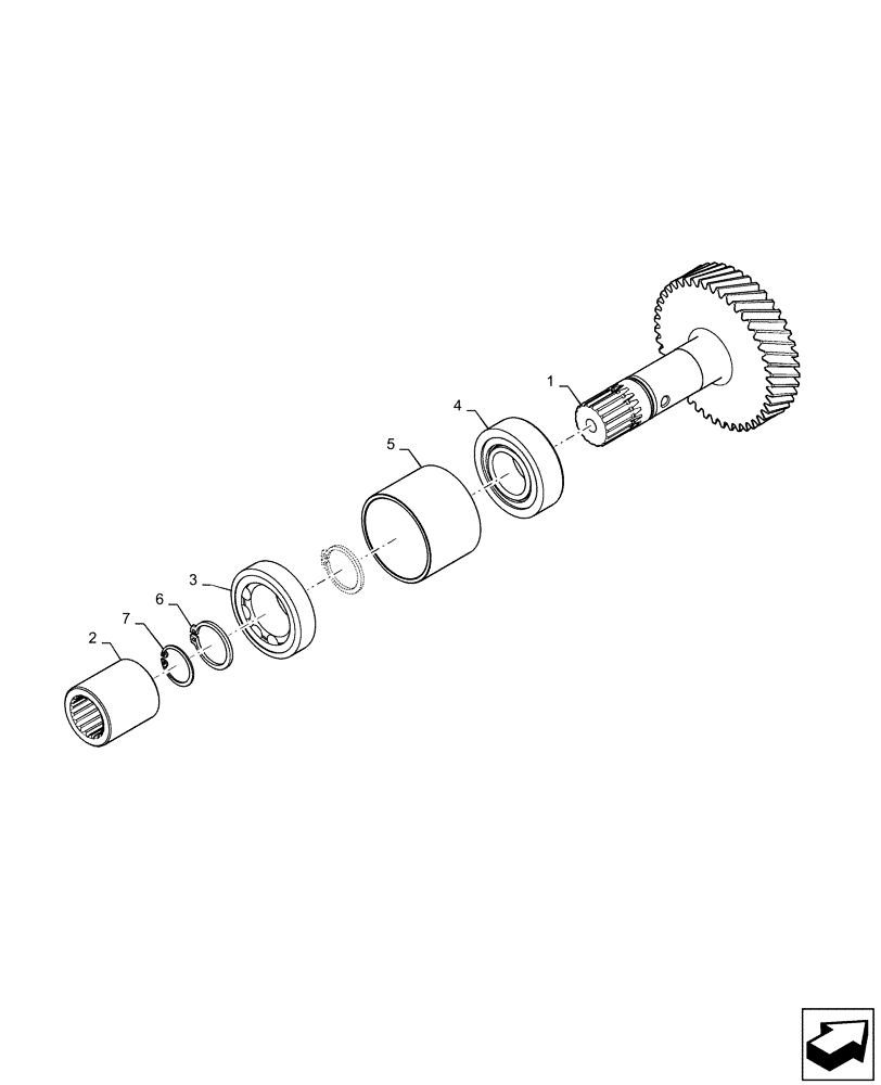 Схема запчастей Case IH MAGNUM 200 - (21.900.AC[01]) - VAR- 420104, 420105 - IDLER PINION, HYDRAULIC PUMP - CVT (21) - TRANSMISSION