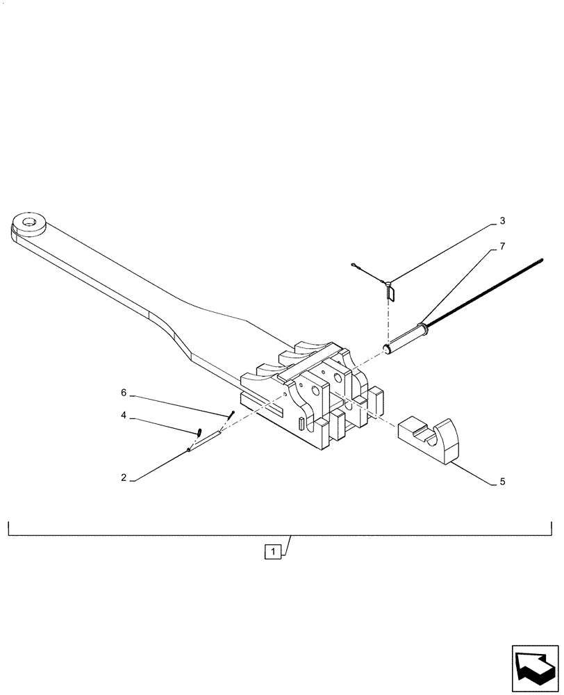 Схема запчастей Case IH QUADTRAC 580 - (37.100.AA[09]) - DRAWBAR, SCRAPER QUICK-HITCH ASSY (37) - HITCHES, DRAWBARS & IMPLEMENT COUPLINGS