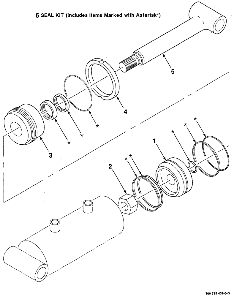 Схема запчастей Case IH 8870 - (08-46) - HYDRAULIC MASTER CYLINDER ASSEMBLY - LEFT (S.N. CFH0129001 THRU CFH0189038) (35) - HYDRAULIC SYSTEMS