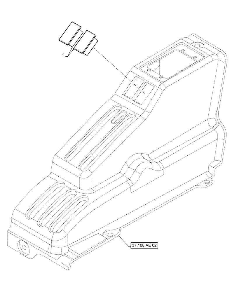 Схема запчастей Case IH FARMALL 35C - (55.512.00[03]) - ELECTRIC PANEL, SIDE CONSOLE, FARMALL 30C, 35C (55) - ELECTRICAL SYSTEMS