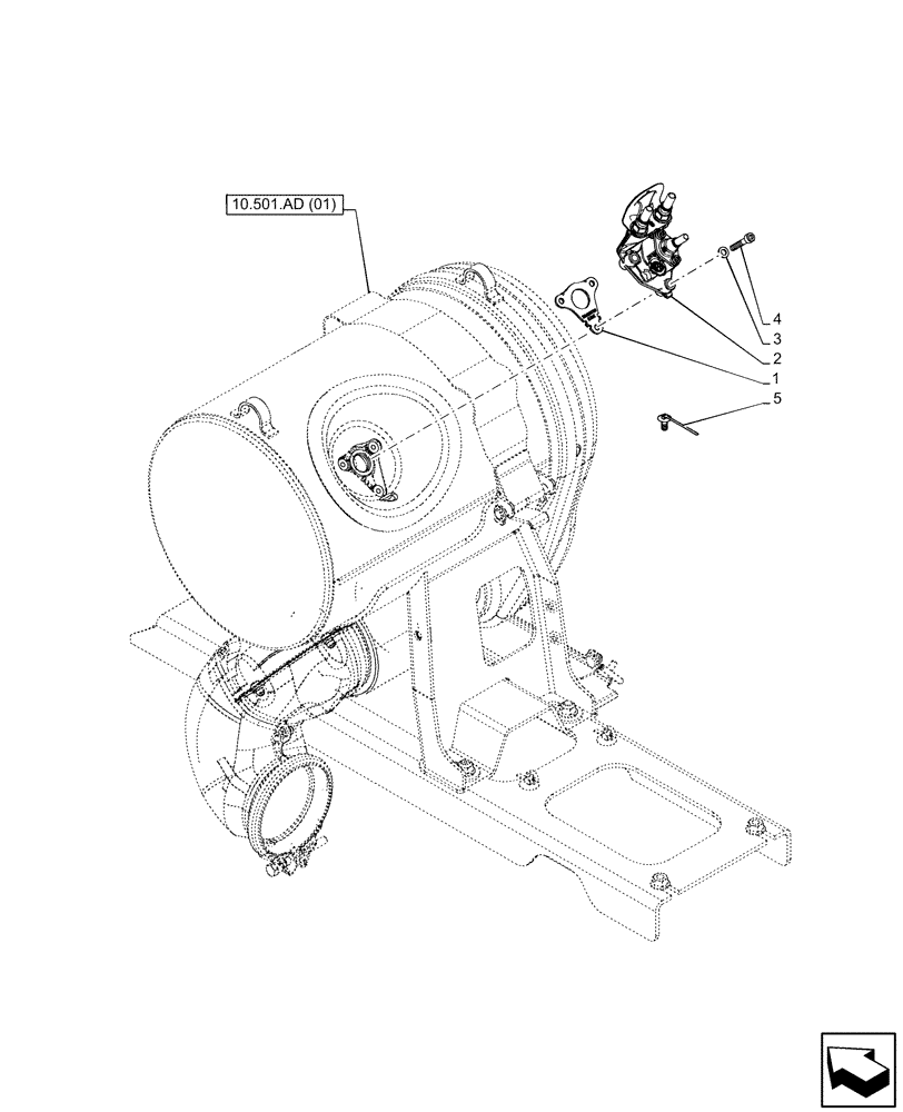 Схема запчастей Case IH PUMA 240 CVT - (55.988.AM) - VAR - 391130, 758000 - CATALYTIC (55) - ELECTRICAL SYSTEMS